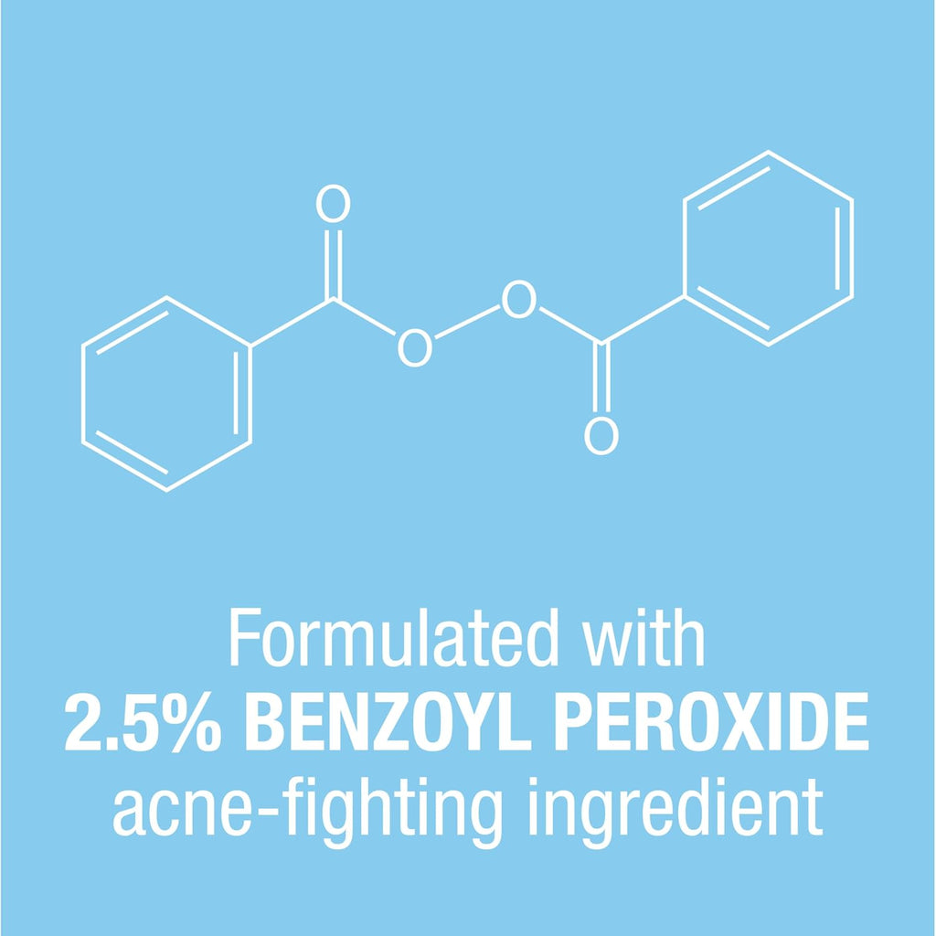 On-The-Spot Acne Spot Treatment with 2.5% Benzoyl Peroxide Acne Treatment Medication to Treat Face Acne, Gentle Benzoyl Peroxide Pimple Cream for Acne Prone Skin Care.75 Oz