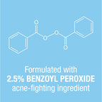 On-The-Spot Acne Spot Treatment with 2.5% Benzoyl Peroxide Acne Treatment Medication to Treat Face Acne, Gentle Benzoyl Peroxide Pimple Cream for Acne Prone Skin Care.75 Oz