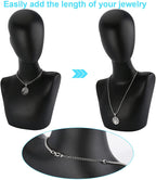 Necklace Extender 10 PCS Chain Extenders for Necklaces Premium Jewelry Bracel...