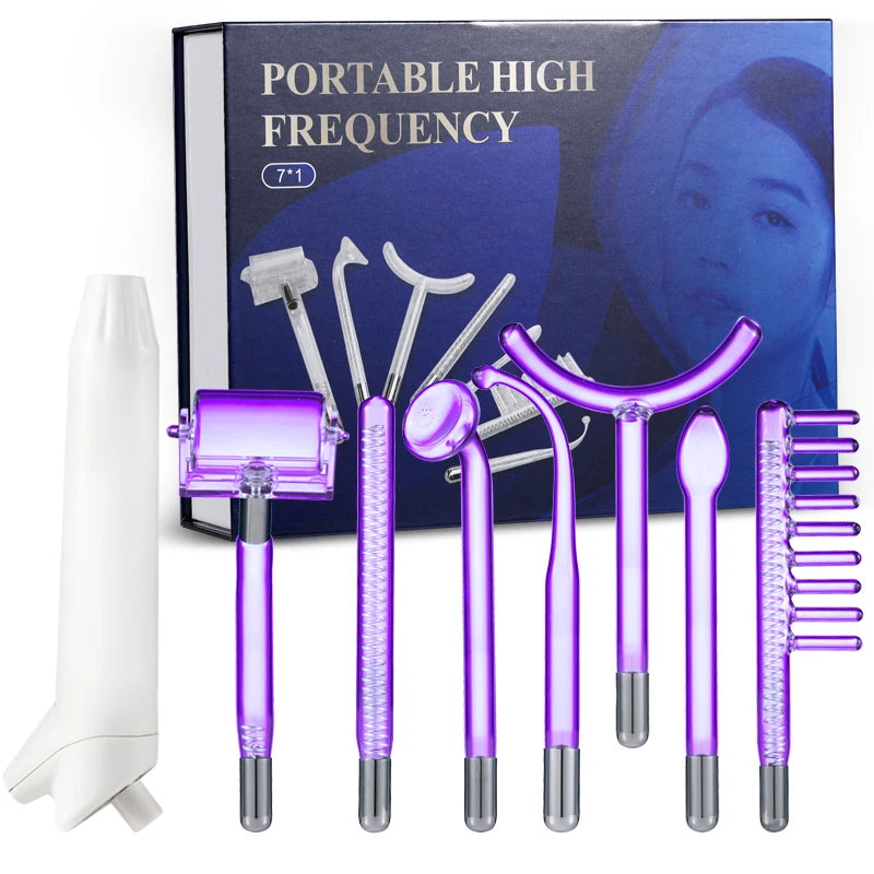 High Frequency Therapy Wand Professional Machine Skin Care Skin Tightening Device Beauty Products anti Wrinkle Face Clean