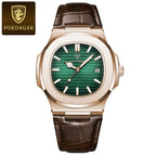 Top Luxury Square Man Watch Date Waterproof Luminous Quartz Men Watches High Quality Fashion Sports Leather Men'S Watch