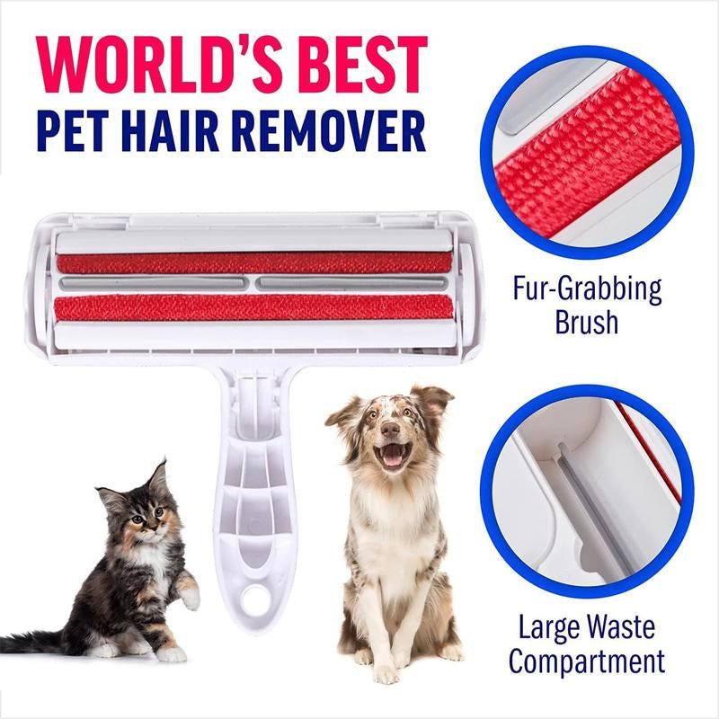 Furswipe Pet Hair Remover Roller – Reusable & Portable Lint Roller for Easy Pet Hair Cleanup on Furniture & Clothing